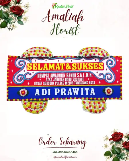 Papan Bunga Ucapan Selamat Surotrunan